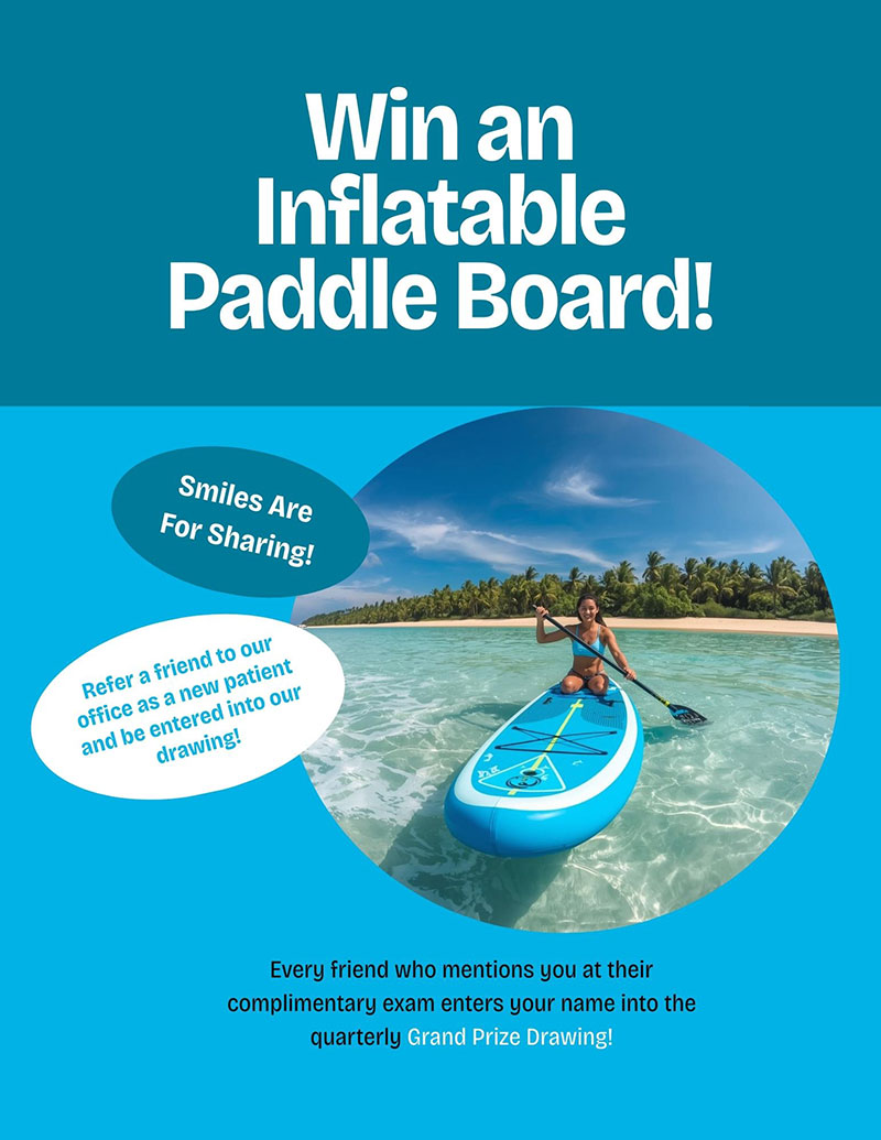 Win an inflateable paddle board